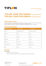 Tiplon tape polyback - TF